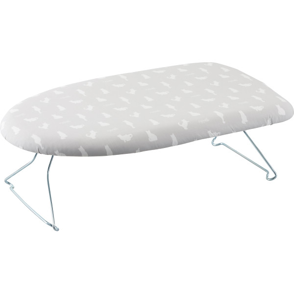 軽量スチールメッシュアイロン台ネコプレスグレー