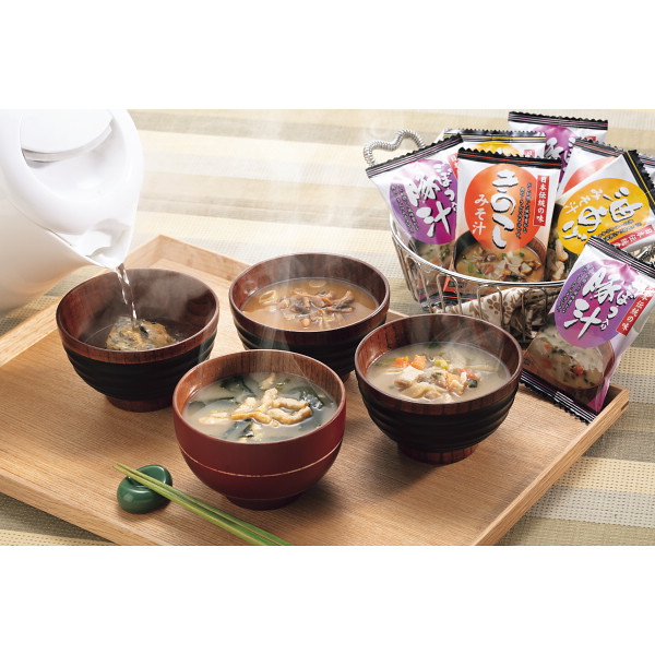 フリーズドライ　お味噌汁・スープ詰合せ（１６食）