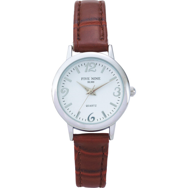 ファイブナイン レディースウオッチブラウン
