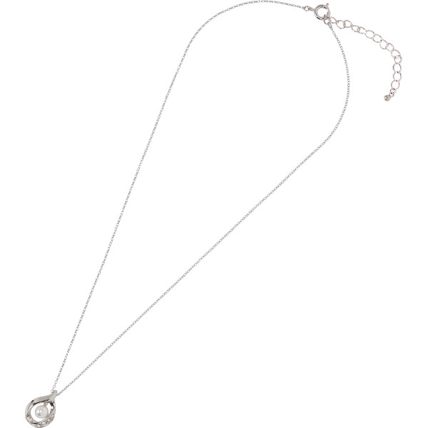 キャティフェラーリ　スウィングパールペンダントシルバー