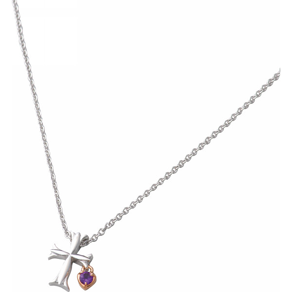 誕生石ペンダント２月・アメジスト