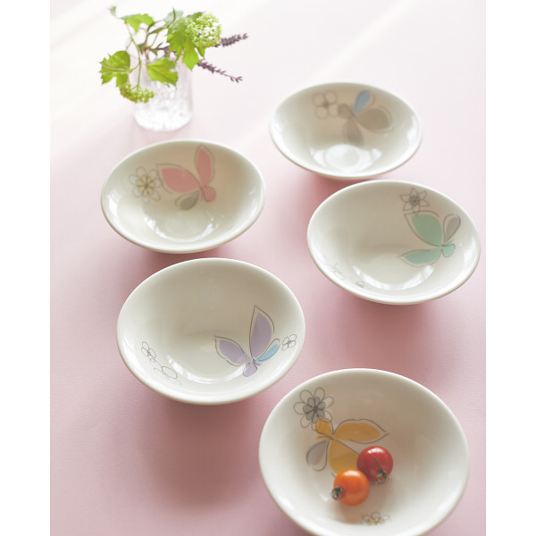 ハナエモリ　ペタル　ファイブボウルセット