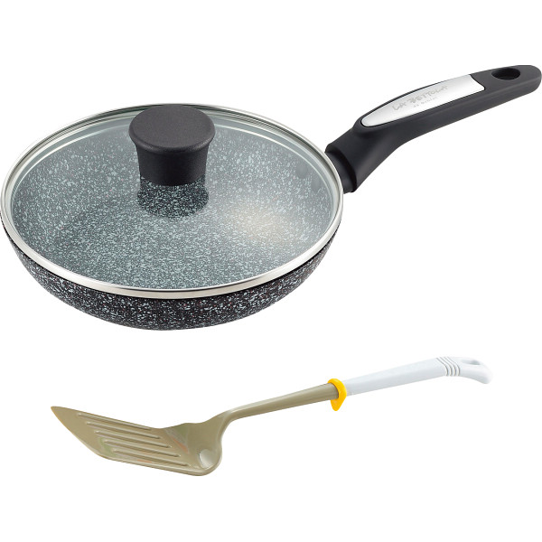 ラ・ベットラ　マーブルフライパン（２０ｃｍ）ターナー付