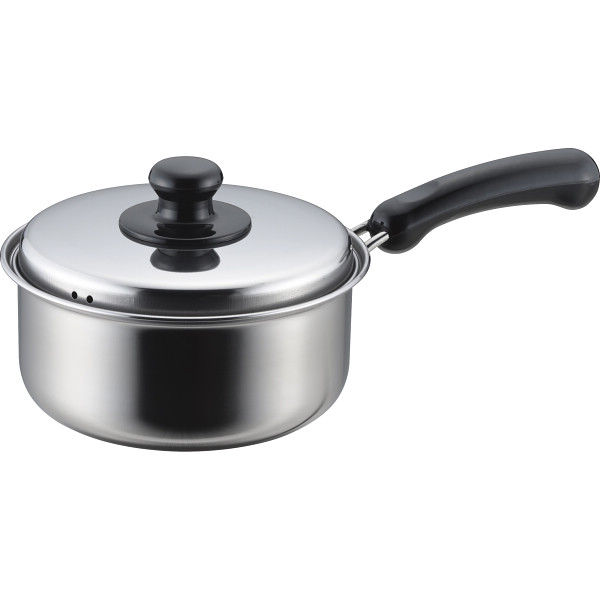 アレオン　ステンレス片手鍋（１８ｃｍ）