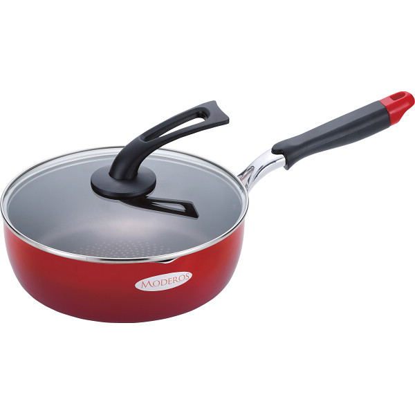 モデロス スーパーディープパン（２４ｃｍ）ガラス蓋付