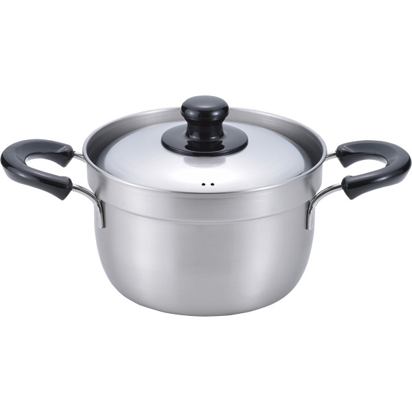 燕三 ふきこぼれにくい両手鍋（１８ｃｍ）