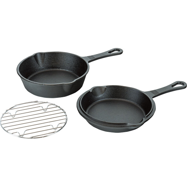 へビーズ 鉄スキレットコンボセット（１５ｃｍ）