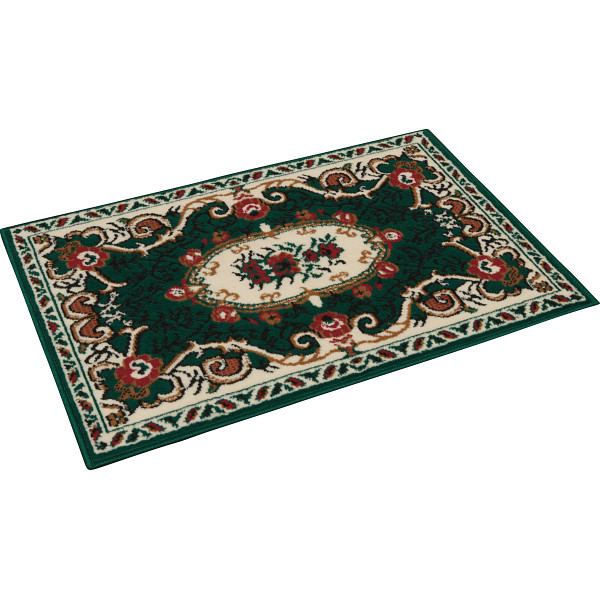 ウィルトン織マットグリーン