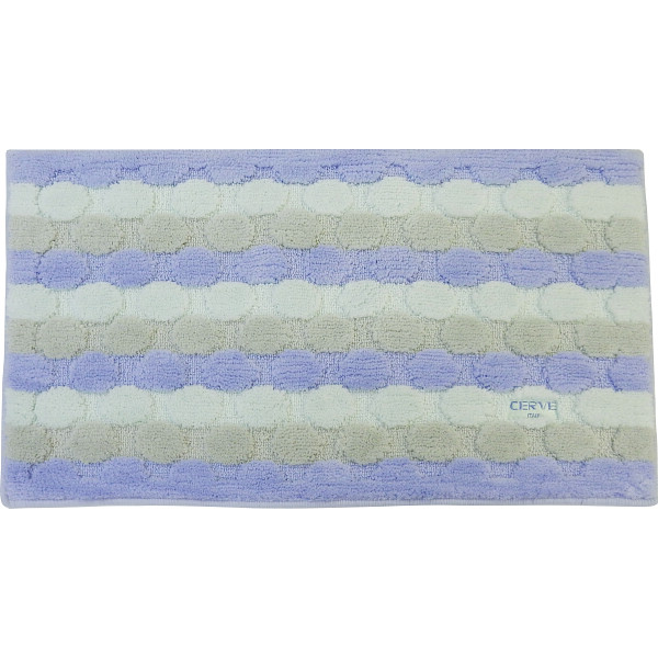 チェルベドット大判バスマットブルー