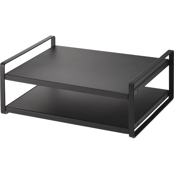 レンジ上ラック ブラックブラック