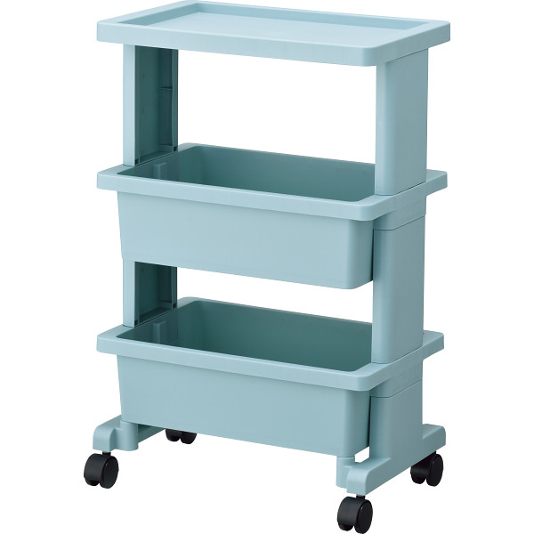 テーブルワゴンミニブルー