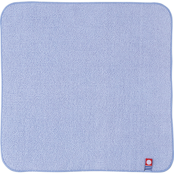 はぐくむたおる　タオルハンカチ１０枚セットブルー