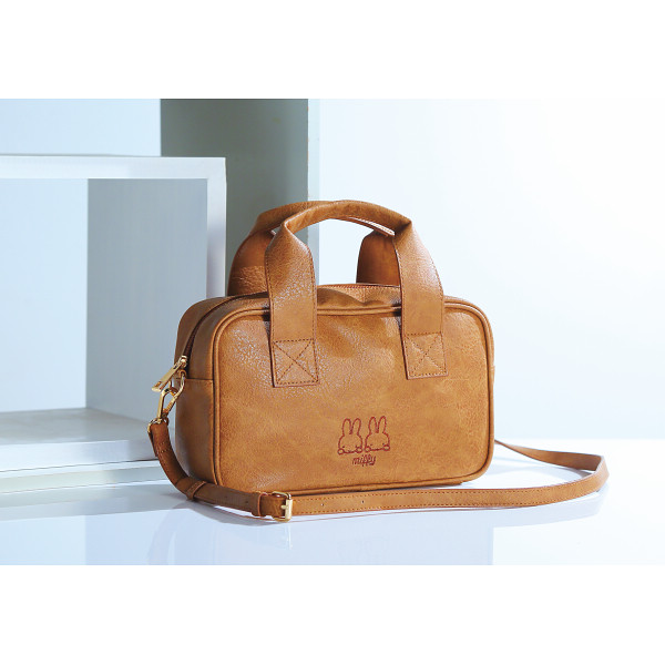 ディック・ブルーナ　ミッフィーショルダーバッグブラウン