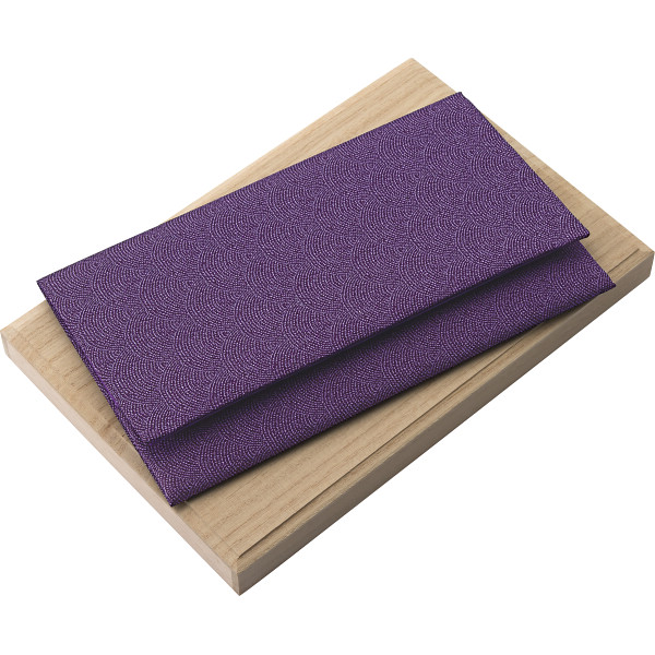 西陣織金封ふくさ青海波青