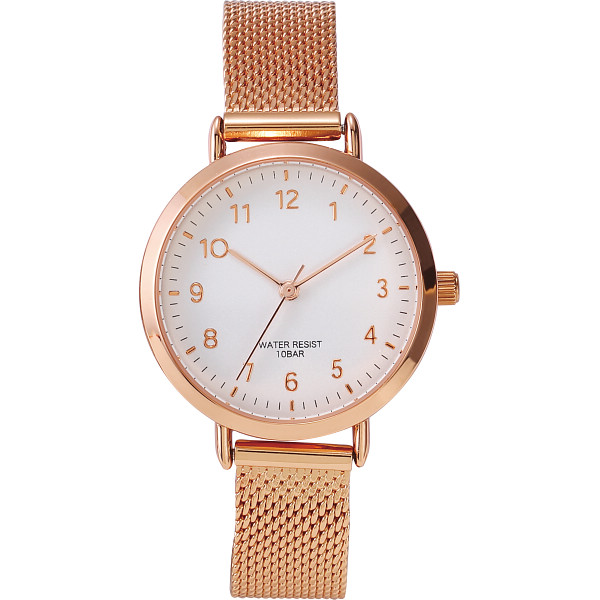 １０気圧防水ベルトウオッチピンクゴールド