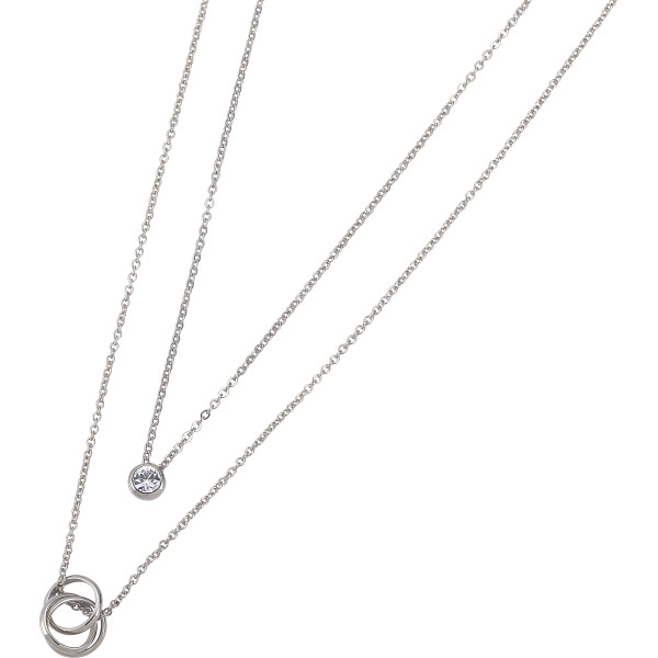 ジョルジュ・レッシュ　レイヤードネックレスシルバー