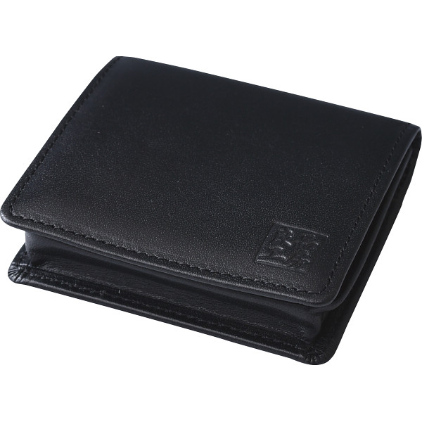 良品工房 日本製牛革財布（小銭入れ）ブラック
