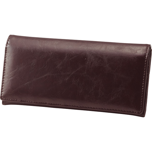 イルムス シンプル長財布ブラウン