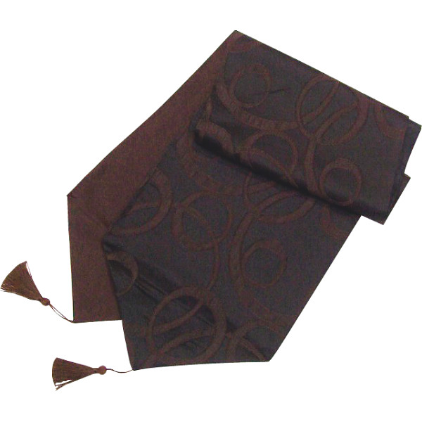 テーブルランナー ２枚セットグレイ＆ブラウン