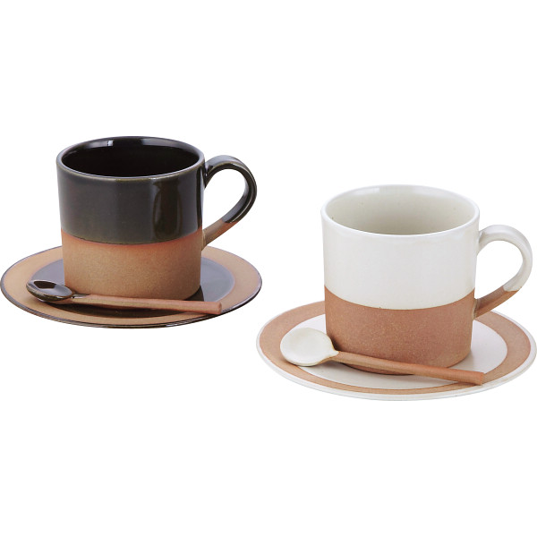 カーサ ペア碗皿スプーン付