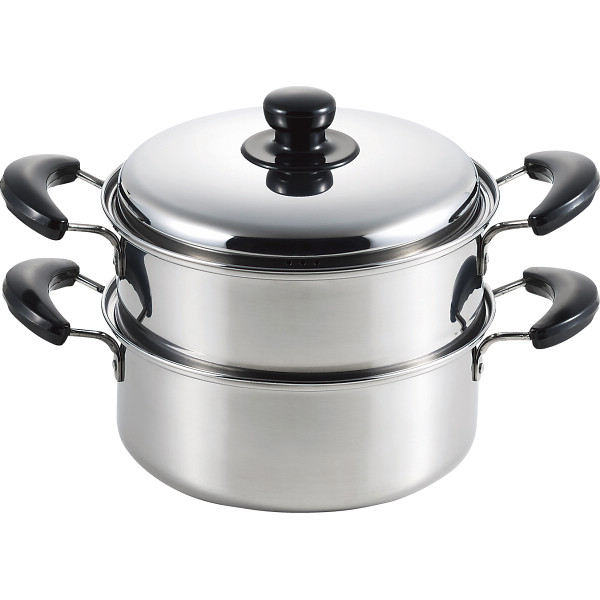 陳建一 二段蒸し器（２２ｃｍ）