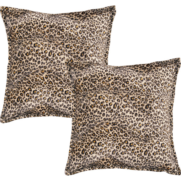 セアテクッション２個組ヒョウ