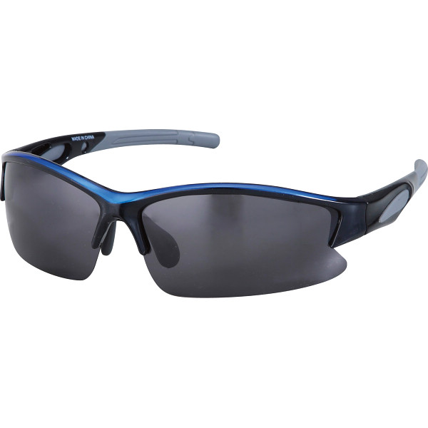 スポーツサングラスメタリックブルー・ブラック