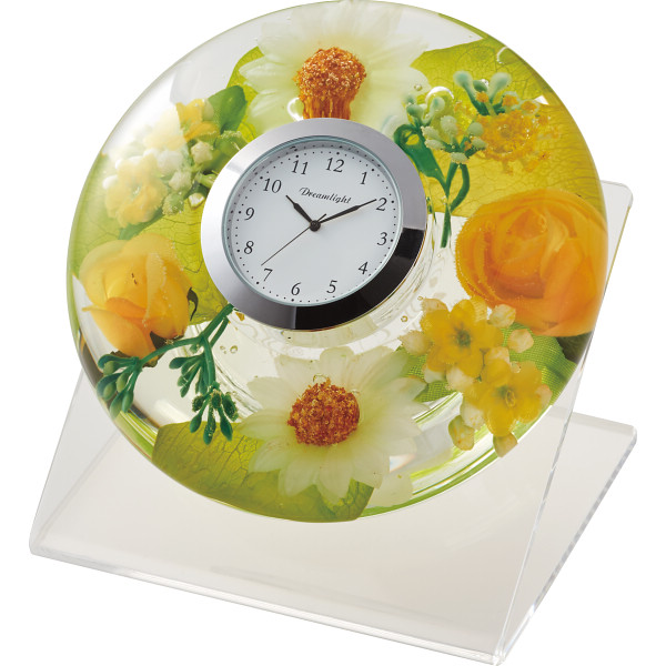 ドリームライト 置き時計スプリングフラワー