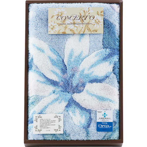 ノーブル 玄関マットブルー