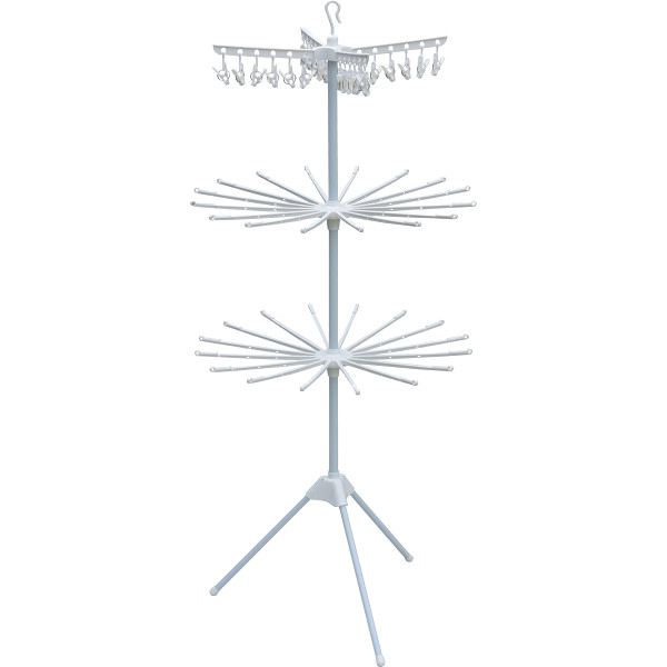 マイドライⅡ　パラソル型室内物干し３段式