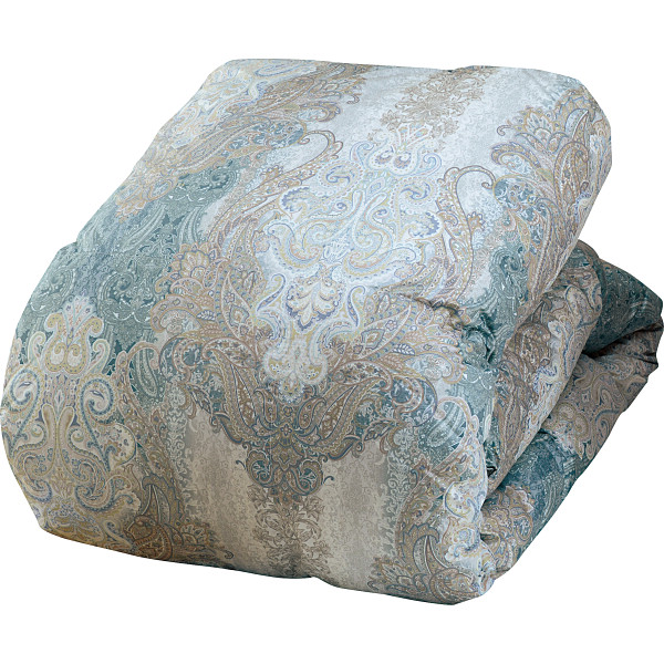 プレミアムゴールドラベル羽毛掛けふとん・ウール敷ふとんセットブルー