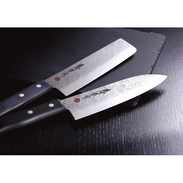 濃州孫六作 古流梨地包丁２本セット