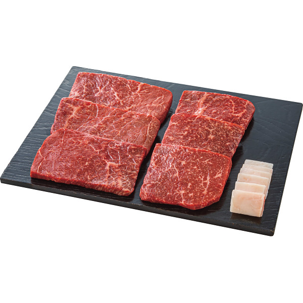 銀座吉澤 九州産黒毛和牛 ミニモモステーキ６枚（計４８０ｇ）