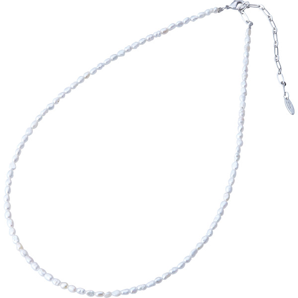 ドゥーナイスクラップ 小粒な淡水パールネックレスホワイト