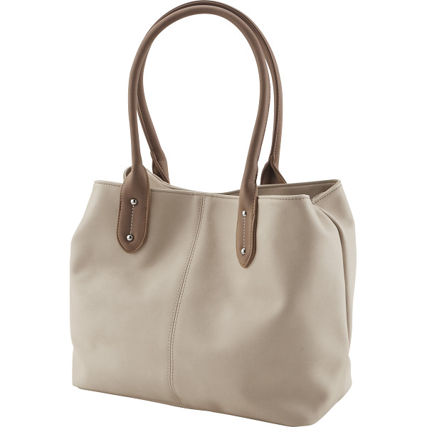 ハンドバッグベージュ