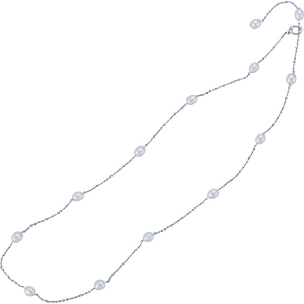 ヴァレンティノ・ルウディ 淡水パールネックレスホワイト