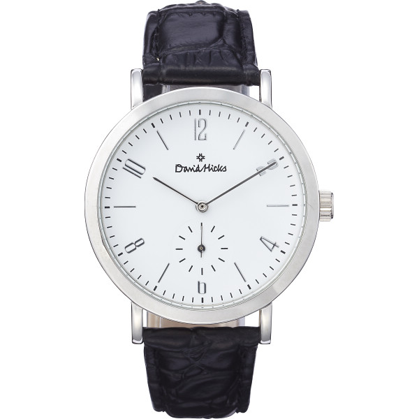デビッドヒックス　メンズ腕時計ホワイト文字盤