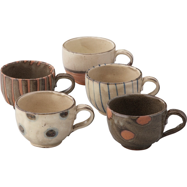 土物文様スープカップ