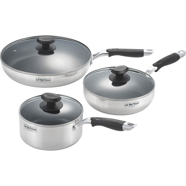 ラ・ベットラ アルミ鍋３点セット