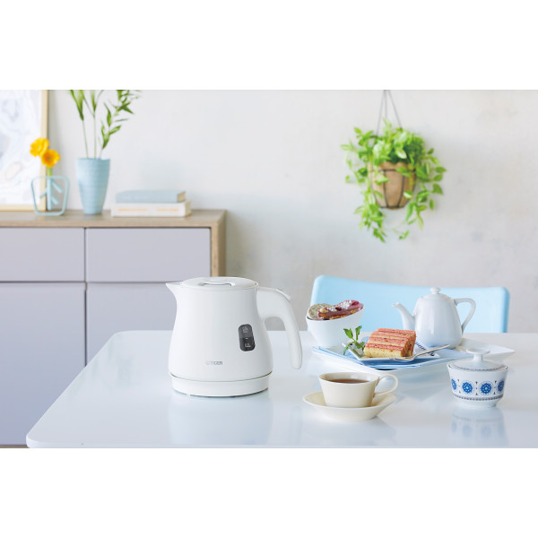 タイガー 電気ケトル（０．８Ｌ）ＷＭ（マットホワイト）