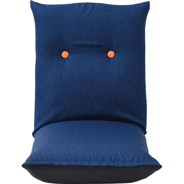 低反発折りたたみ座椅子ブルー