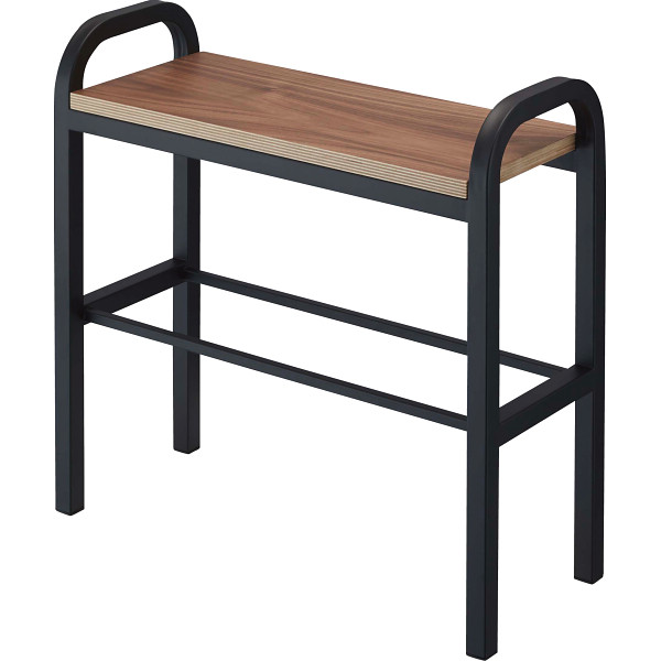 立ちやすいベンチシューズラックブラック