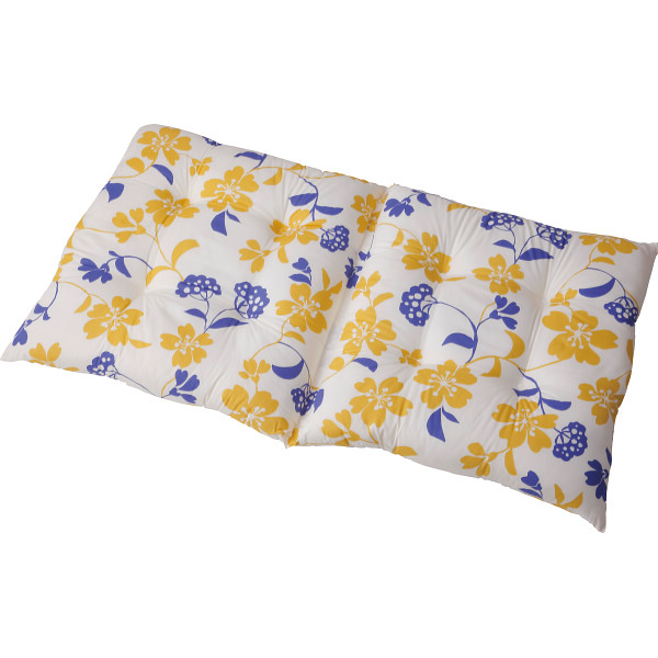 たためる長座ぶとん２枚セット（さくら）ブルー