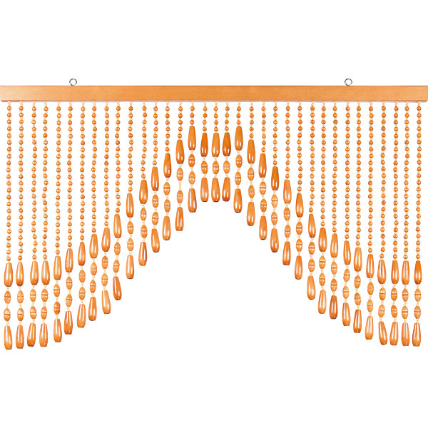 富士山柄 珠のれんベージュ