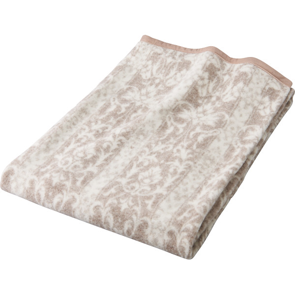 日本製 ジャカード織ウール毛布（毛羽部分）