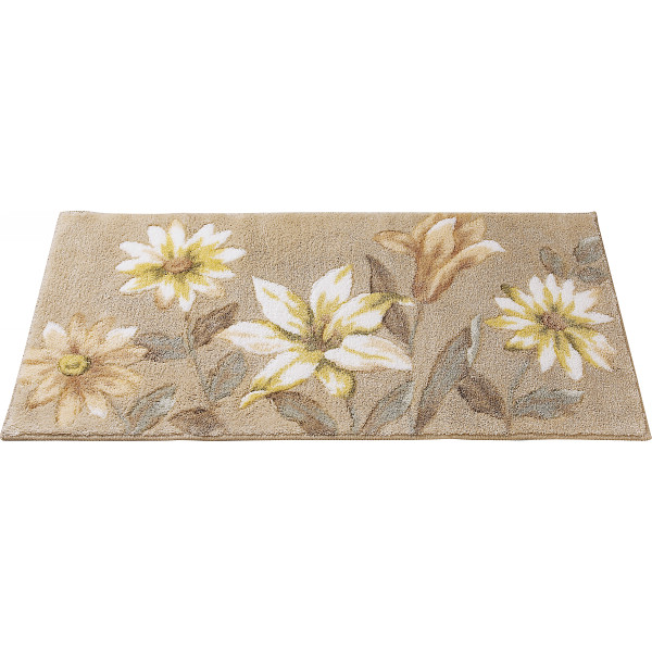 ノーブル 大判玄関マットベージュ