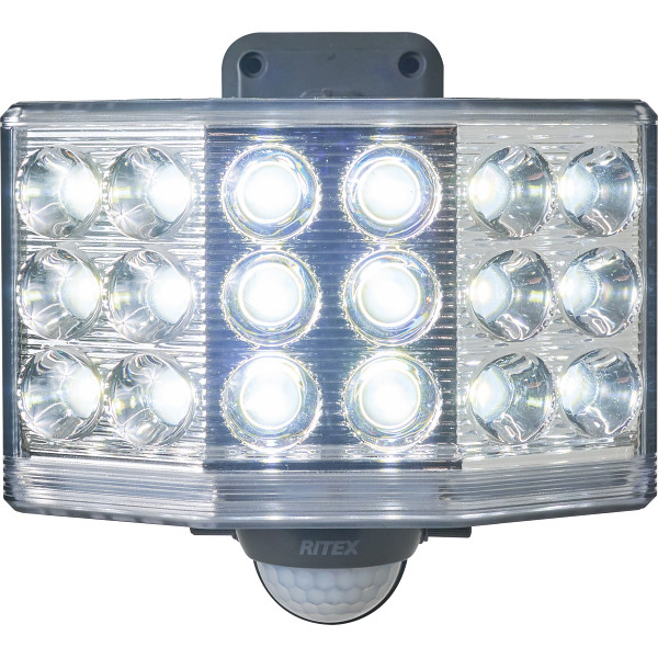 ９Ｗワイドフリーアーム式ＬＥＤ乾電池センサーライト