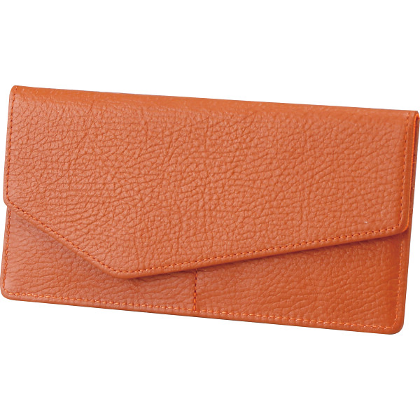 牛革スリム長財布キャメル