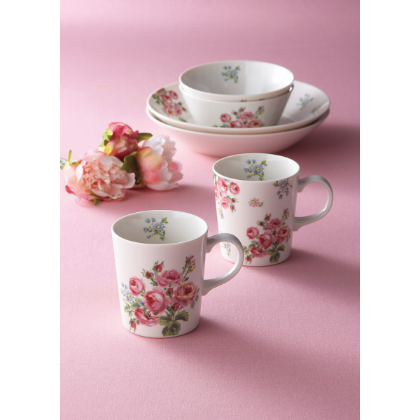 ローラアシュレイ バンチェッドロージズ １２ピースセット