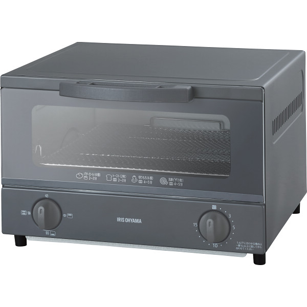 アイリスオーヤマ　オーブントースター　４枚焼きアッシュ